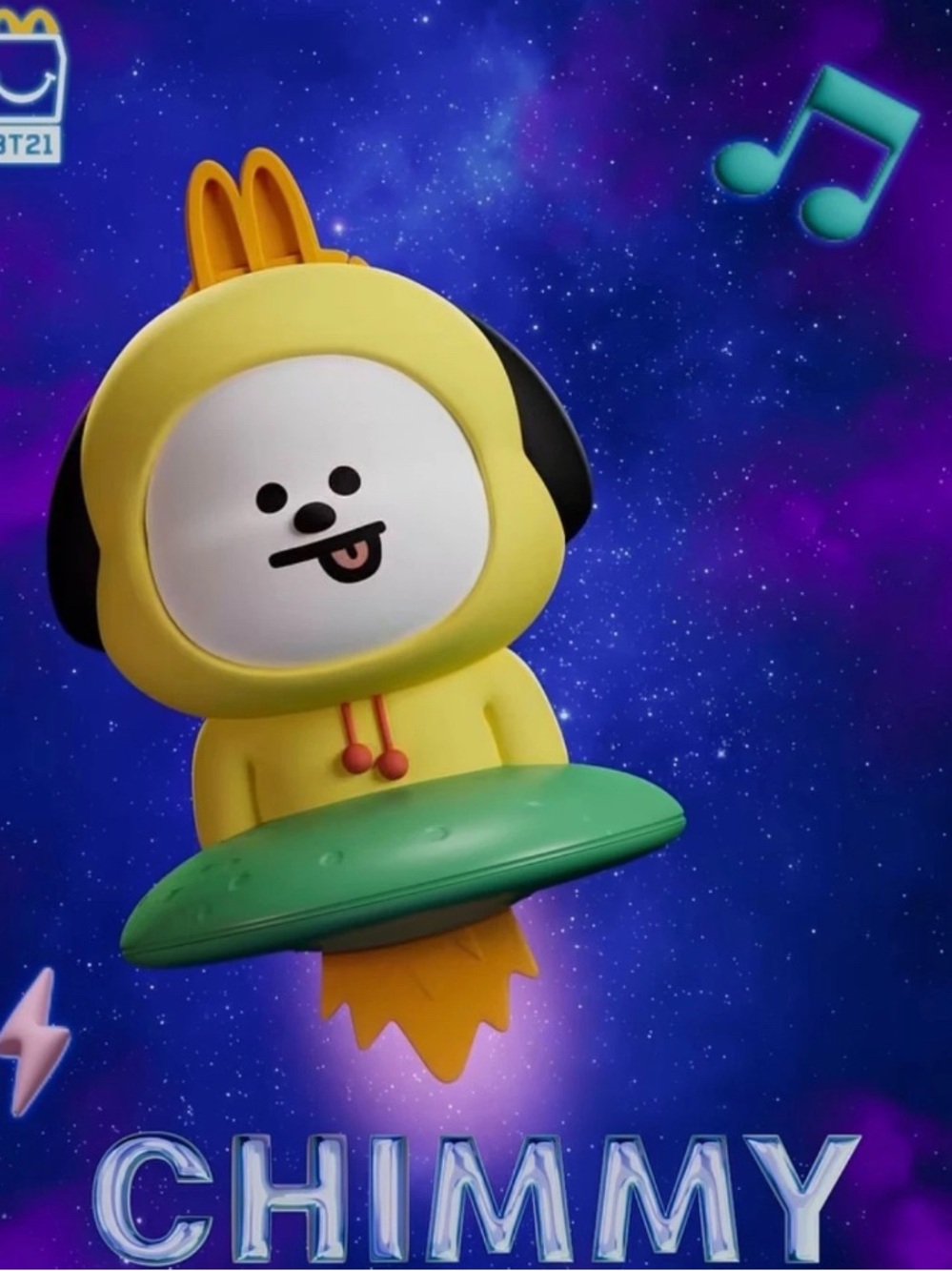 McDonald's 2026 BT21  Happy Meal Toy-Chimmy (Unopened)